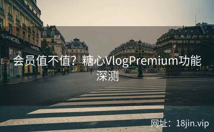 会员值不值？糖心VlogPremium功能深测